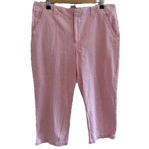 Cappagallo Comfortable Sear Sucker Capri Beach Summer Woman's 10